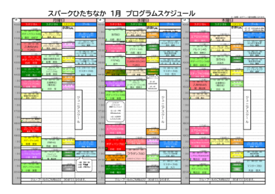 スパークひたちなかスタジオプログラム